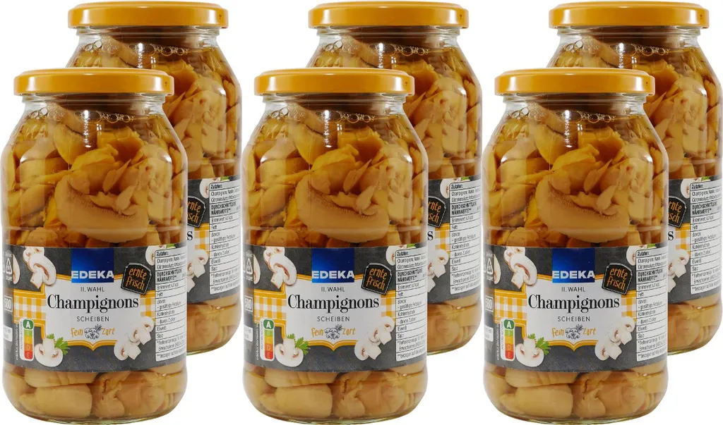 Edeka Mushroom Slices Second Choice (6 x 530g)