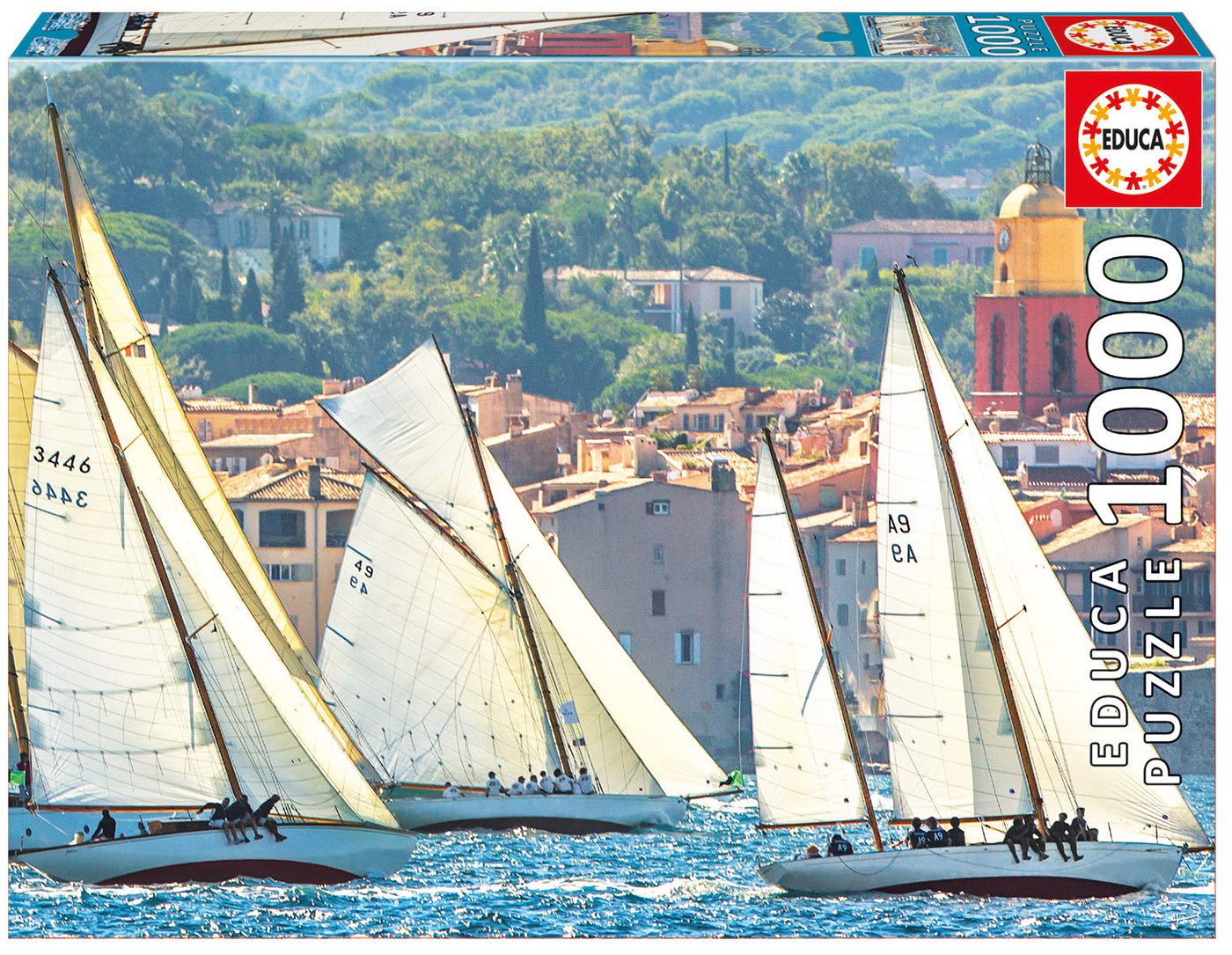 Educa 16755 1000 Puzzle Sailing At Saint Tropez