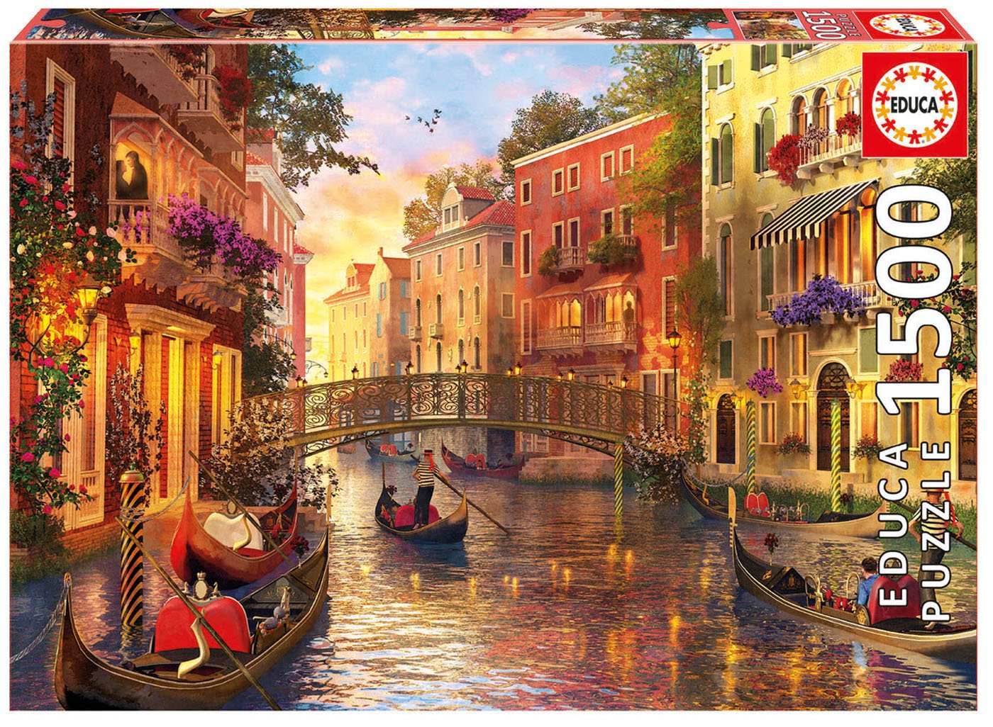 Educa 17124.0 "Sunset In Venice Puzzle