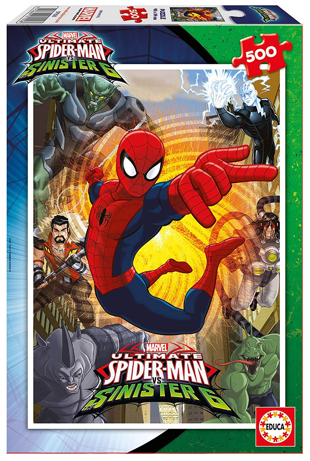 Educa 17155.0 – 500 Piece Jigsaw Puzzle Ultimate Spider-Man Vs The Sinister