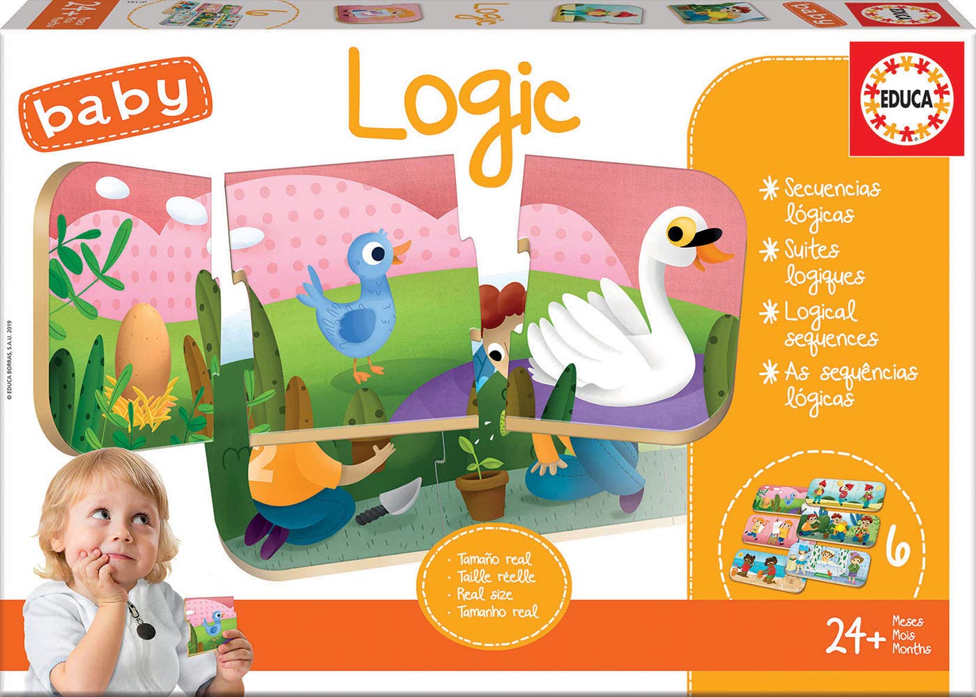 Educa 18120 Baby Logic Puzzle Varied