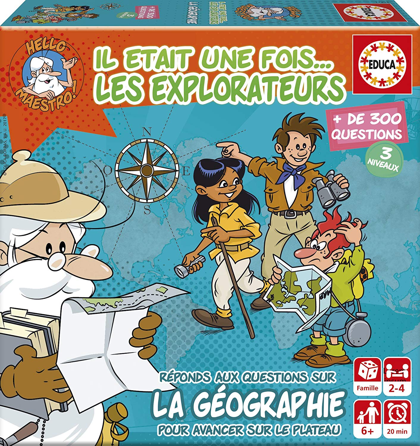 Educa Borrás – 17354.0 – Mini Play It Was Once Upon A Time... The Explorer