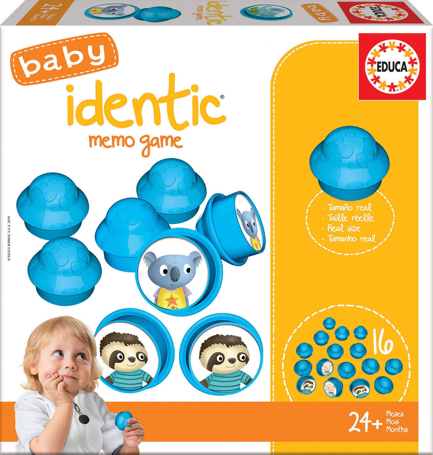 Educa Borrás Baby Identic Memo Game Puzzle 18124 Assorted