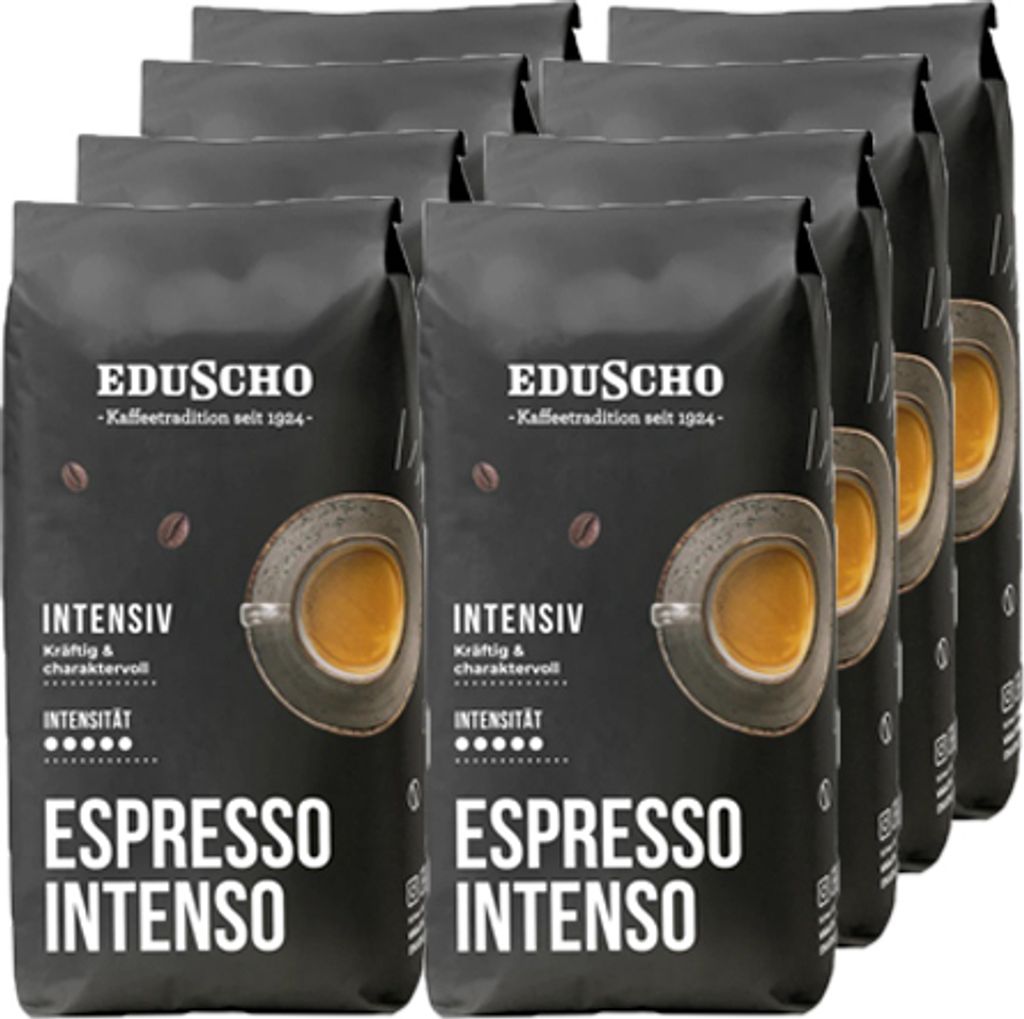 Eduscho - Espresso Intenso beans - 8x 1kg
