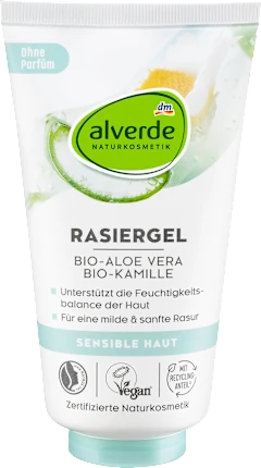 Shaving gel aloe vera, 150 ml