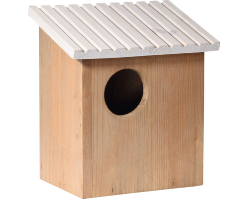 Squirrel house dobar wood 26 x 14 x 29 cm brown white