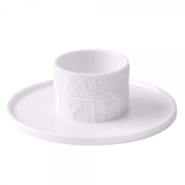 Egg cup floral byräder design
