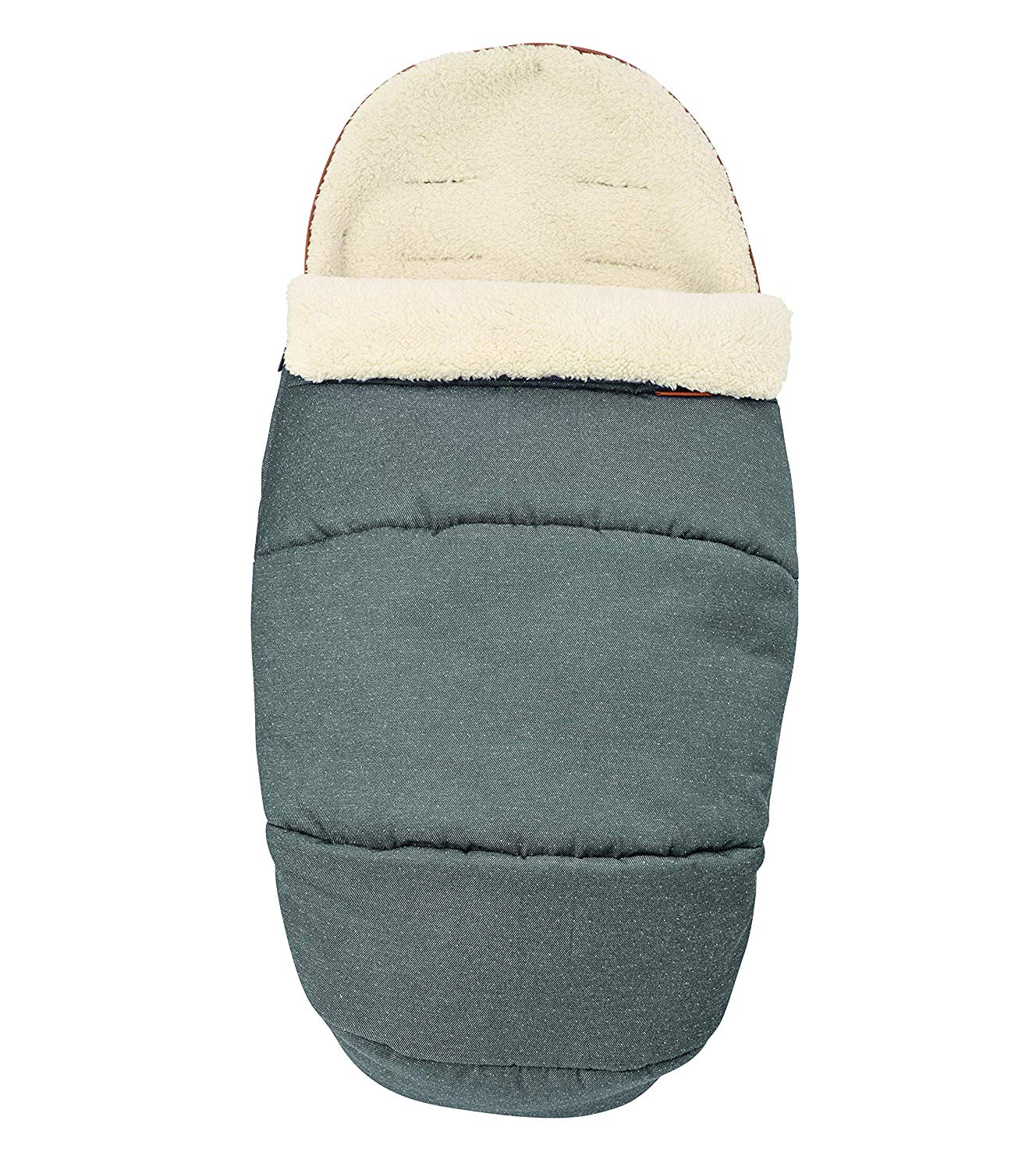Bebe Comfort Padded Thermal Footmuff with Fleece Cover for Pushchairs and Seat Inserts Sparkling Grey