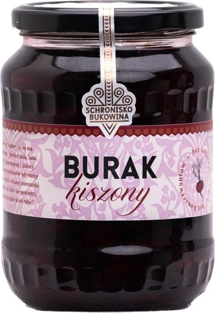 Pickled beetroot 640g - Schronisko Bukowina