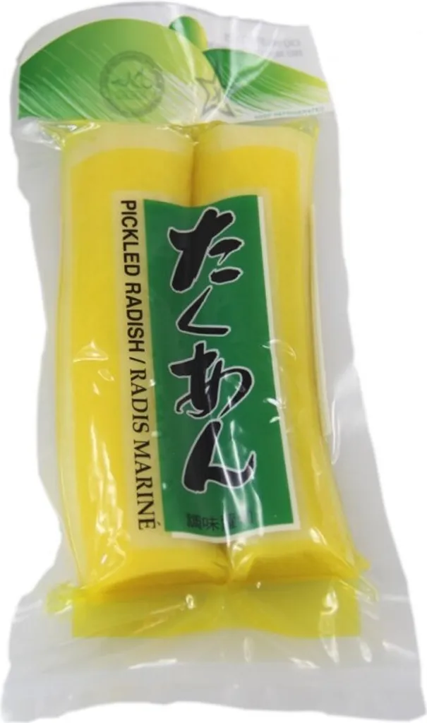 Pickled yellow radish 350g, halved | Daikon | Pickled Radish