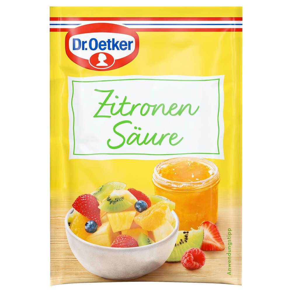 Preserving aid, citric acid