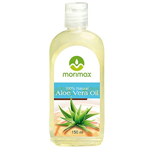 Morimax Virgin 100% Pure Aloe Vera Oil 150 ml (For Hair and Skin)
