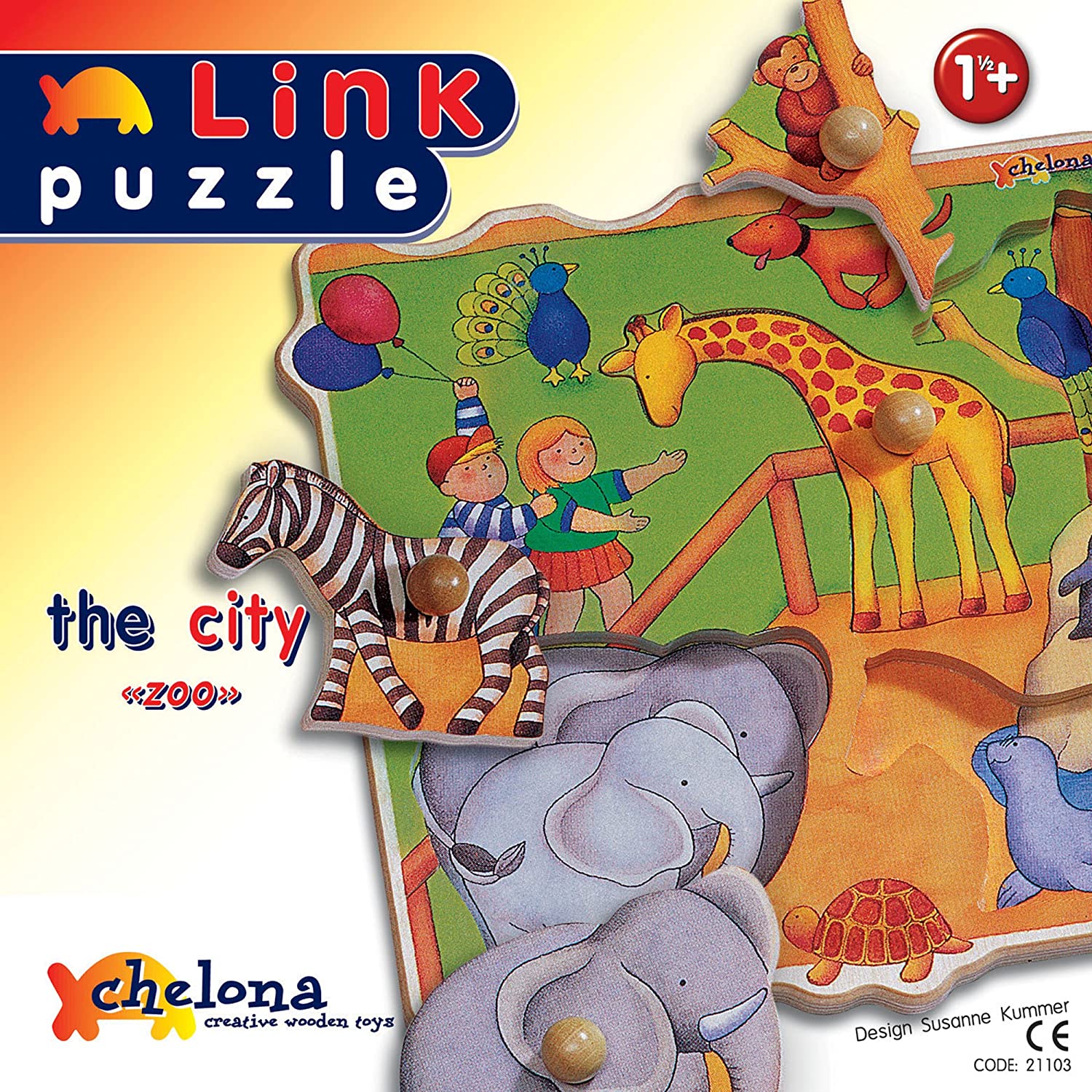 Chelona - Zoo Playtray Puzzle