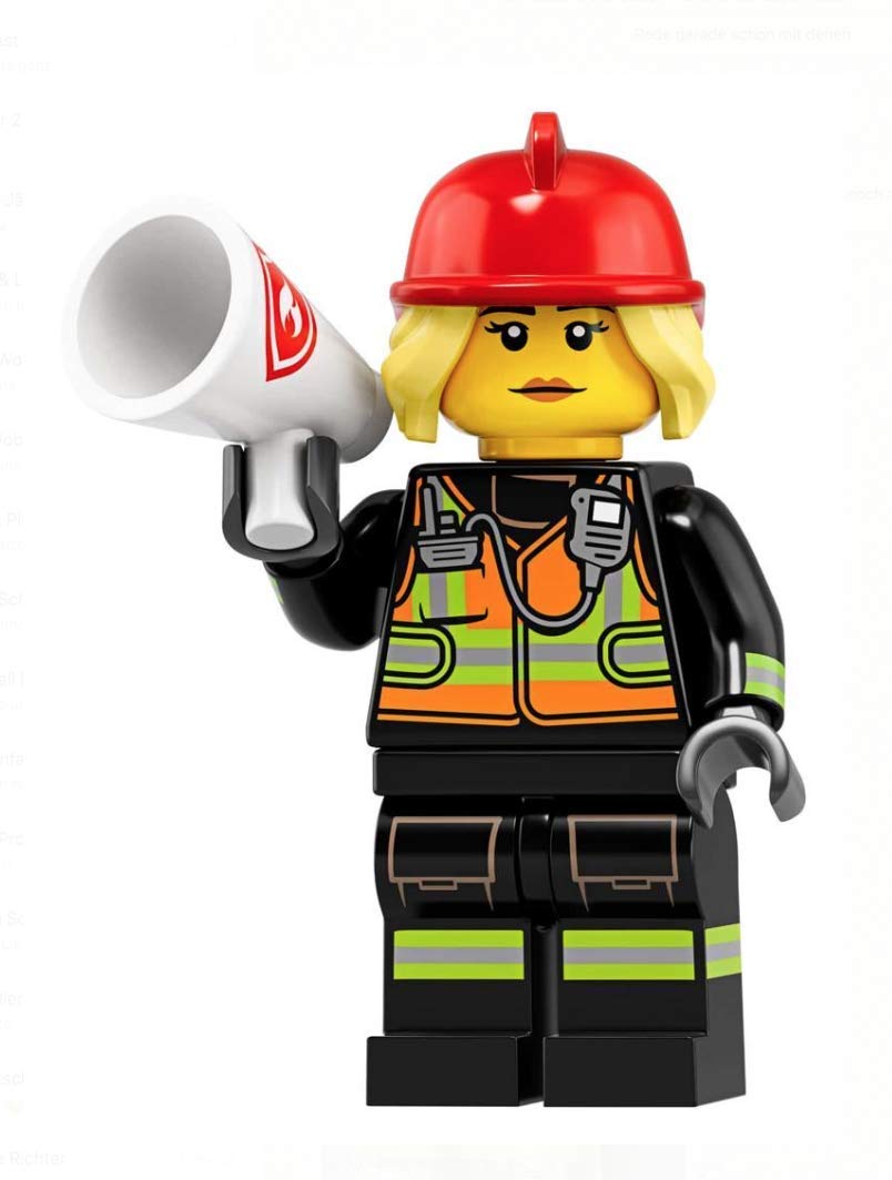 Mini Figure Lego Series 19 71025 #8 Fireman