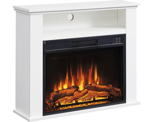 Electric fireplace Balderia Frida white 2000 watts