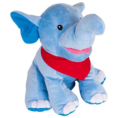 "Elephant Goki 51548 Hand Puppet Nira, Blue/Red