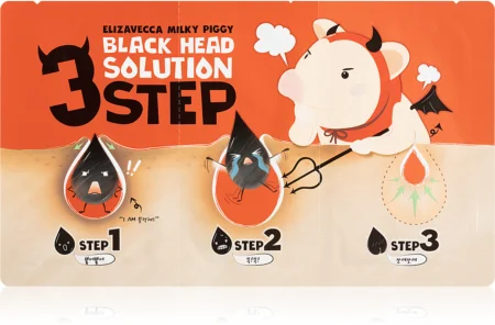 Elizavecca Milky Piggy 3 Step Black Head Solution Three-phase treatment against blackheads
