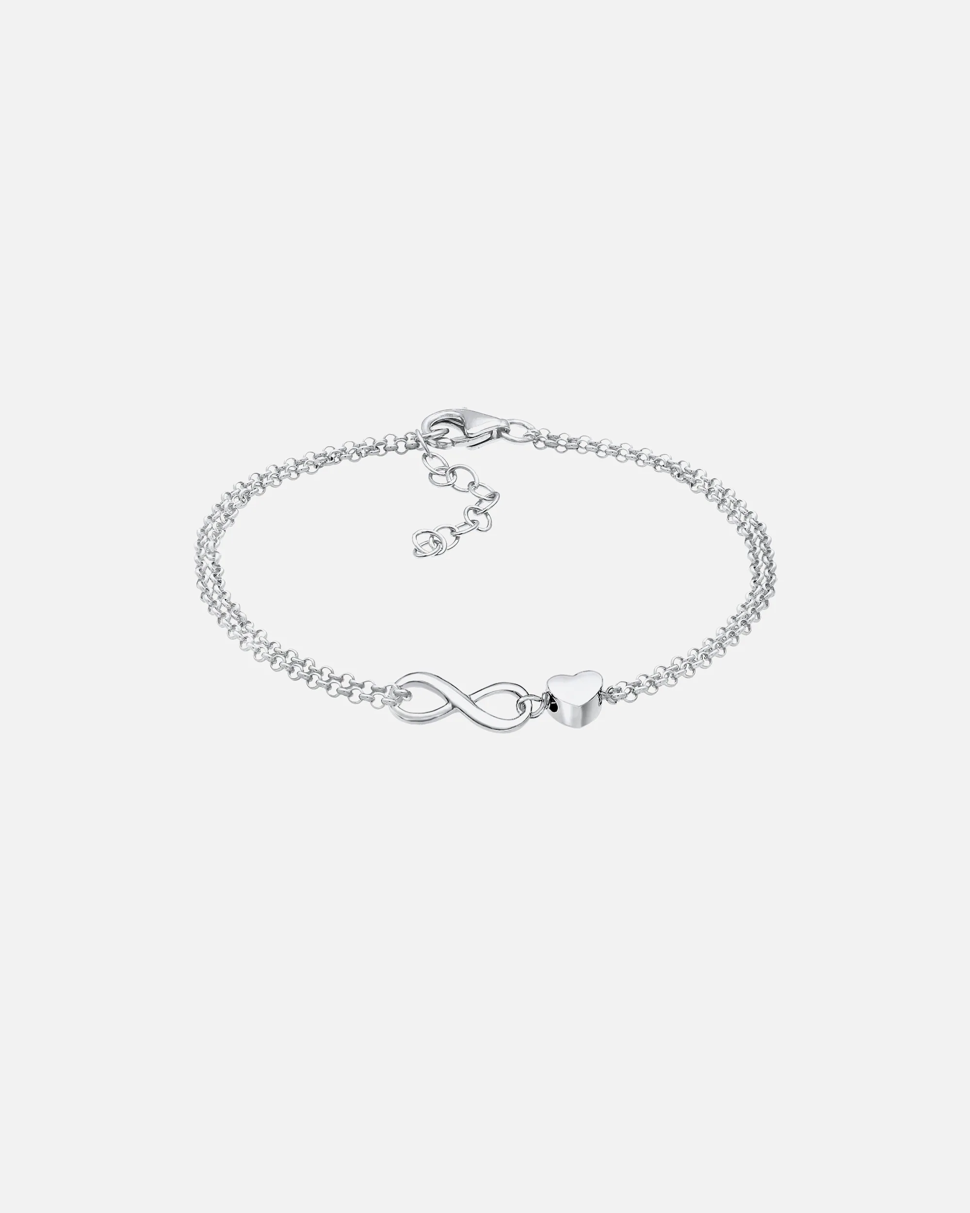 Elli Bracelet Heart Love Infinity Infinity 925 Silver