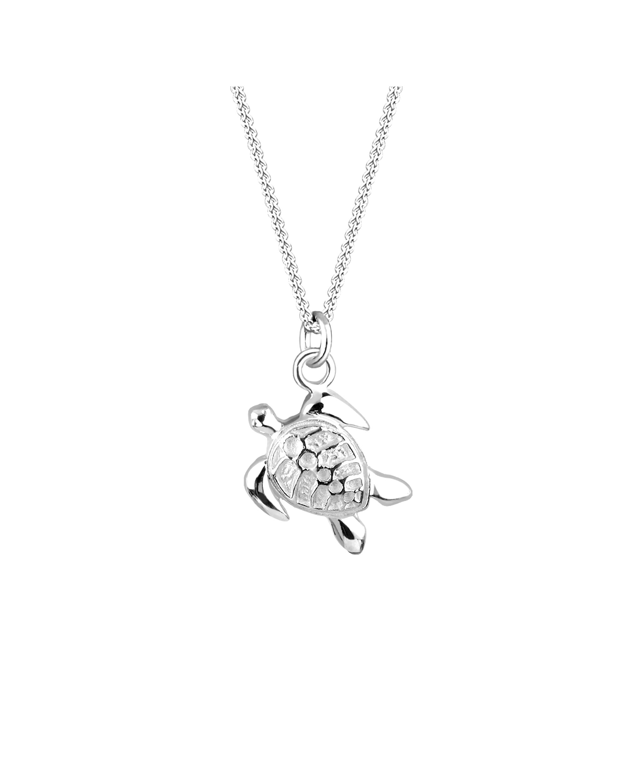 Elli Necklace Elli Necklace Curb Chain Turtle Pendant Sun 925 Silver