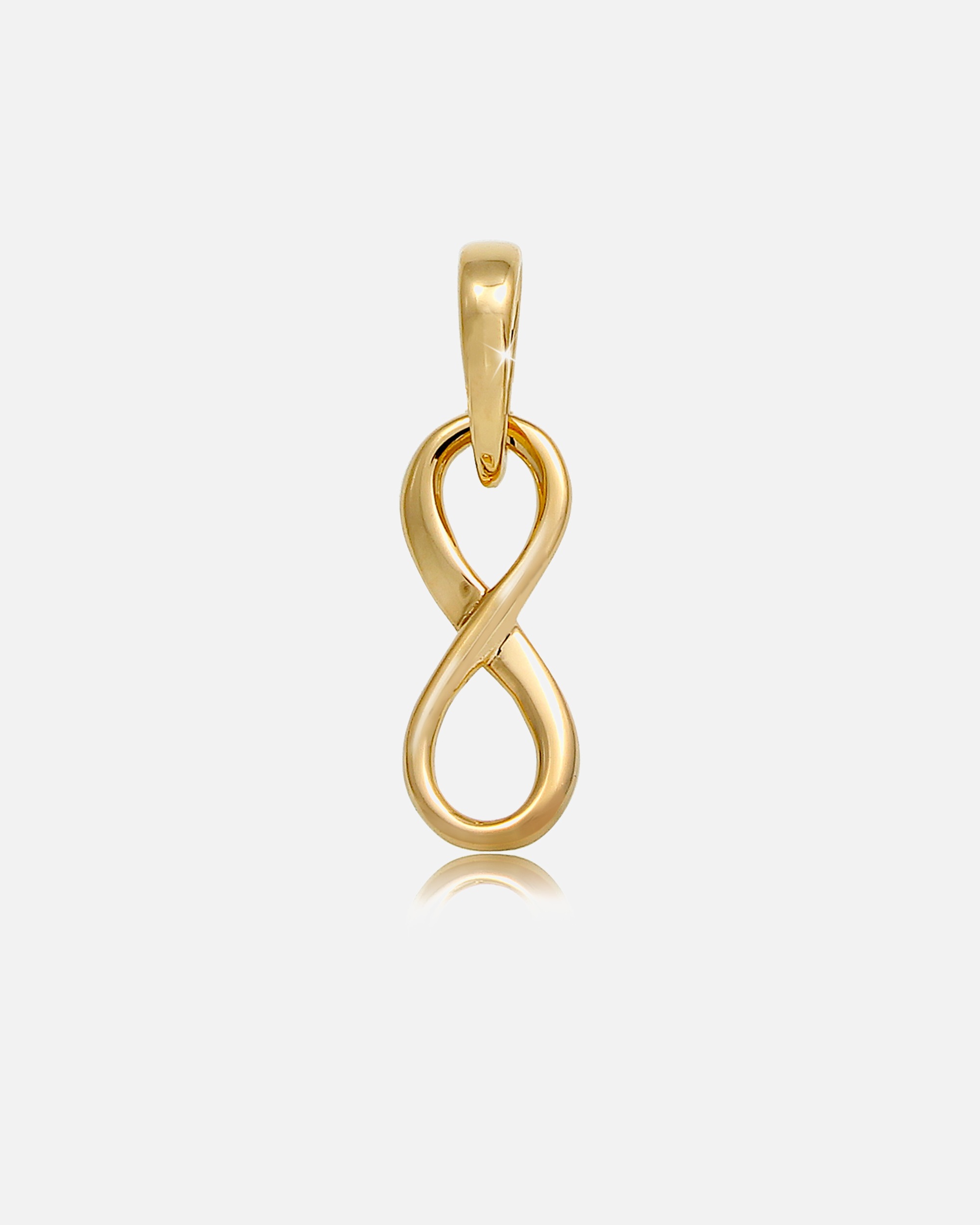 Elli PREMIUM jewelry pendant Infinity infinity symbol noble 585 yellow gold