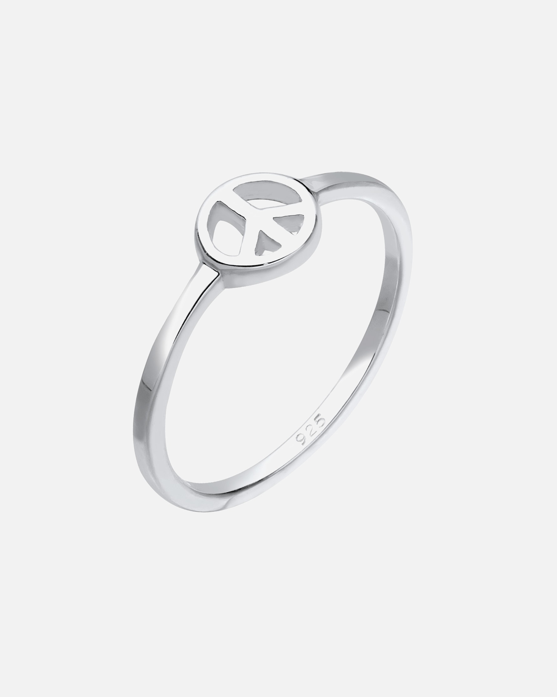 Elli Ring Peace Peace Symbol 925 Sterling Silver