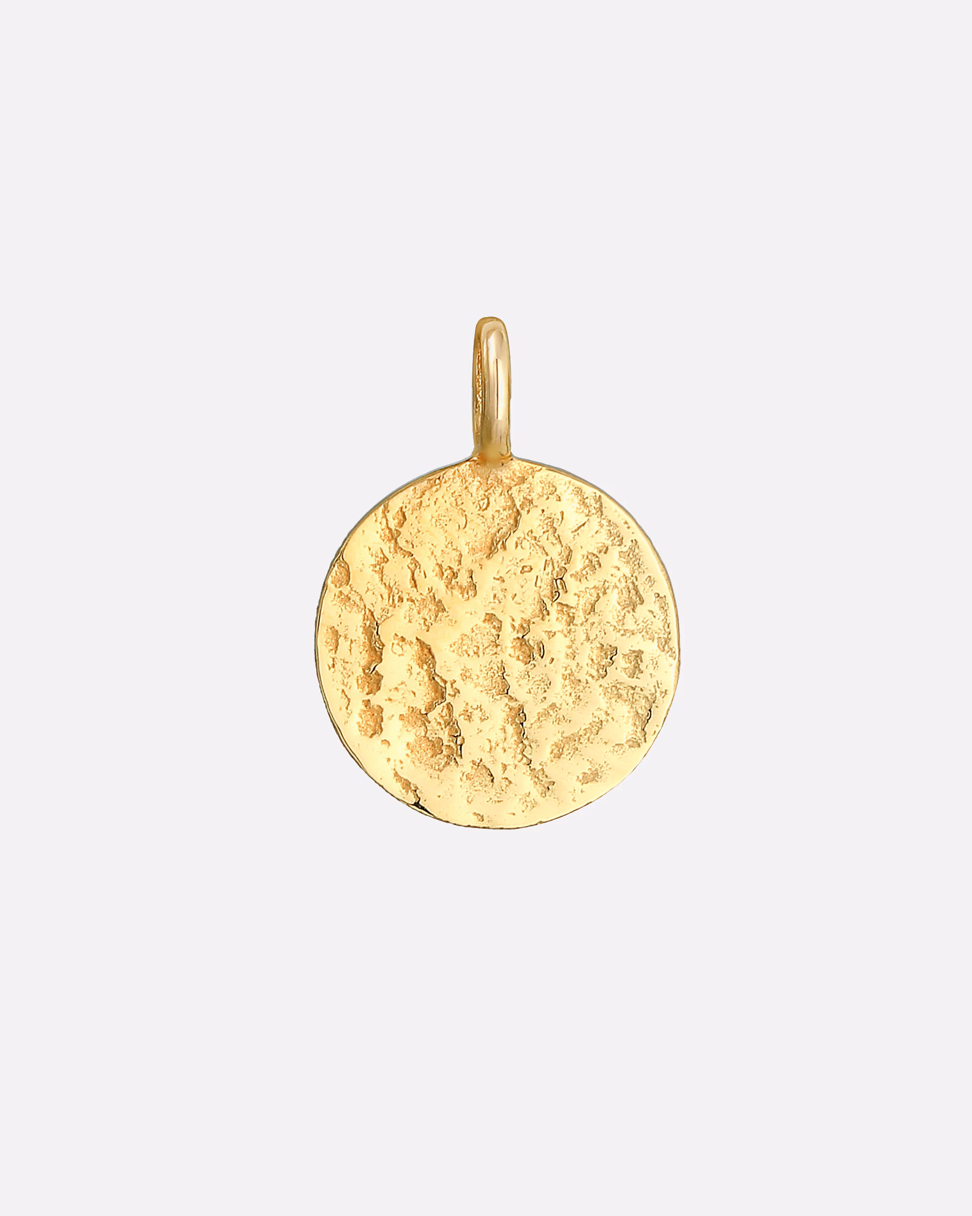 Elli jewelry pendant plate disc organic structure 925 silver