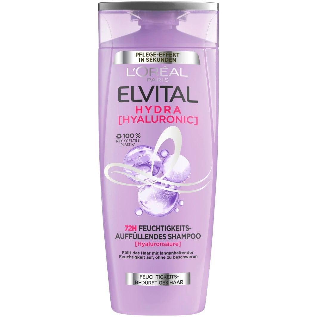 L´Oréal Paris Elvital Hydra [Hyaluronic] Moisturizing Replenishing Shampoo, 