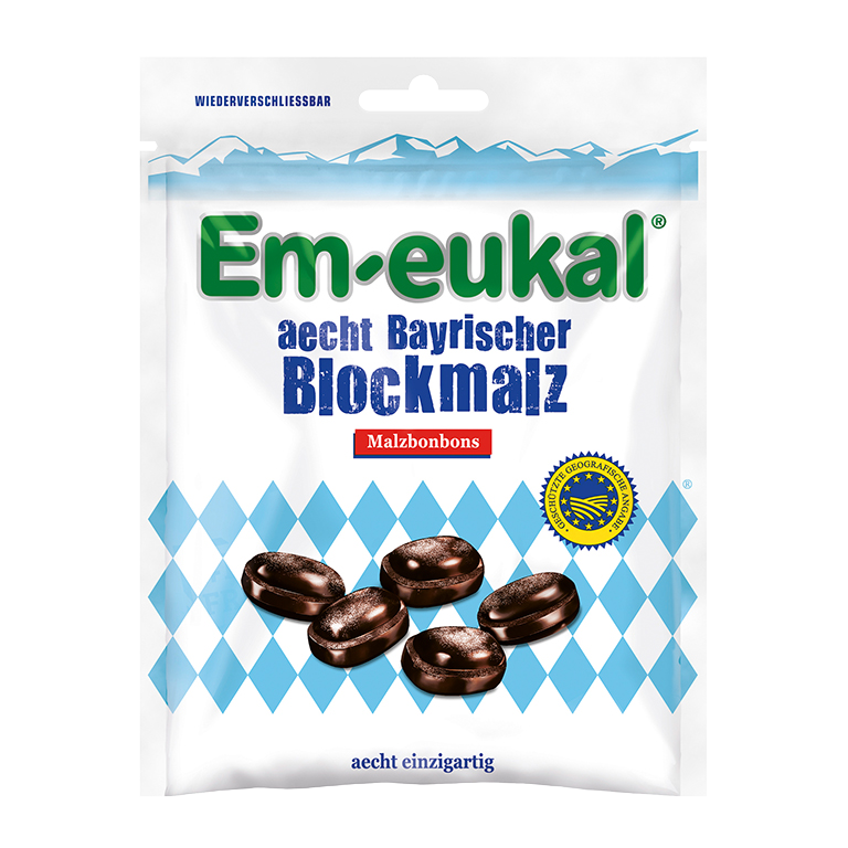 Em eukal EM-EUKAL Bonbons aecht Bavarian block malt gg.Azh