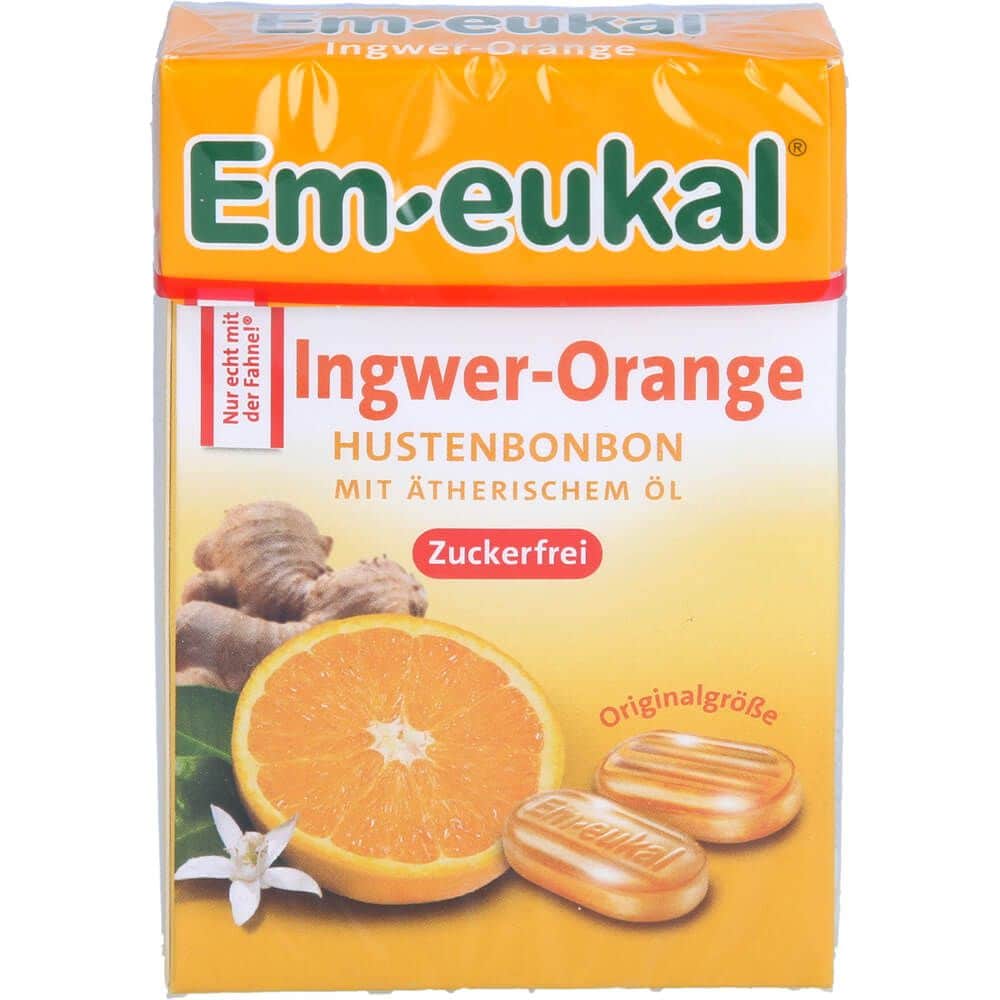 Em eukal EM-EUKAL Sweets Ginger Orange Sugar-free Box