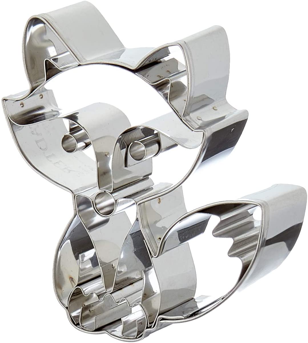 Staedter Embossed Alfredo Fox Biscuit Cutter - 7.5 Centimetres - Stainless Steel