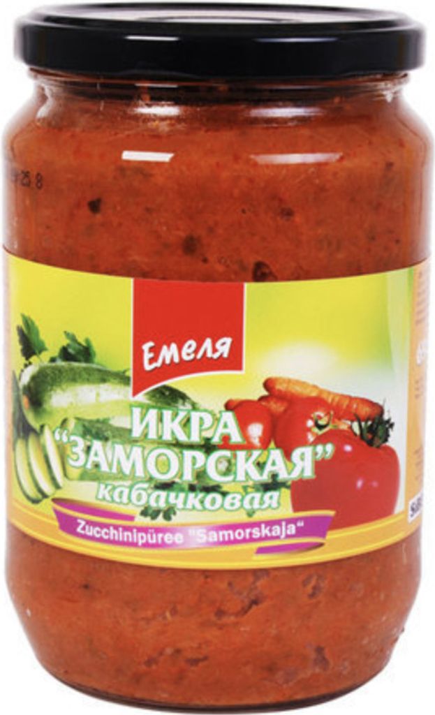 Emelja Zucchini Pueree Samorskaja 670ml