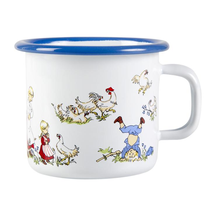 Emil the family enamelled cup 2.5 dl