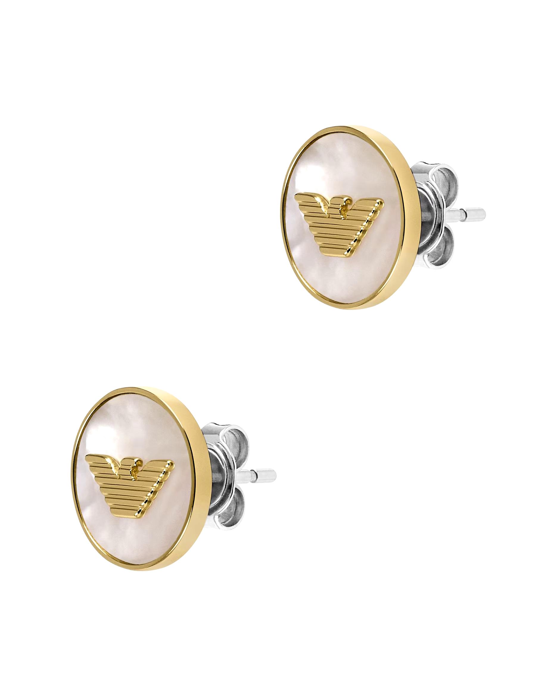 Emporio Armani earring studs metal