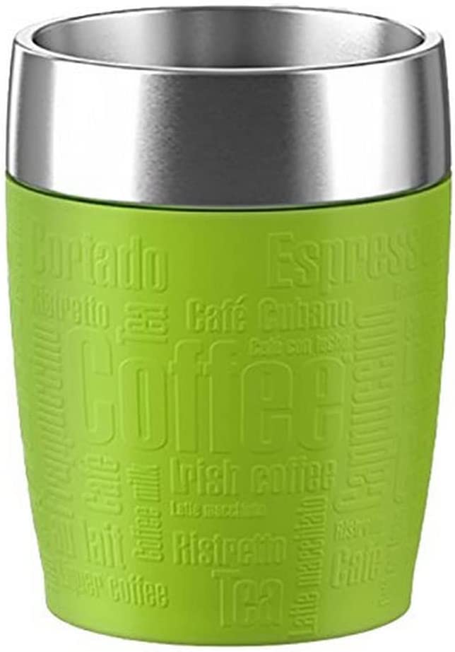 Emsa 514517 Insulated Drinking Cup - Enjoy while on the Move, 9 x 8 x 11 cm, lime