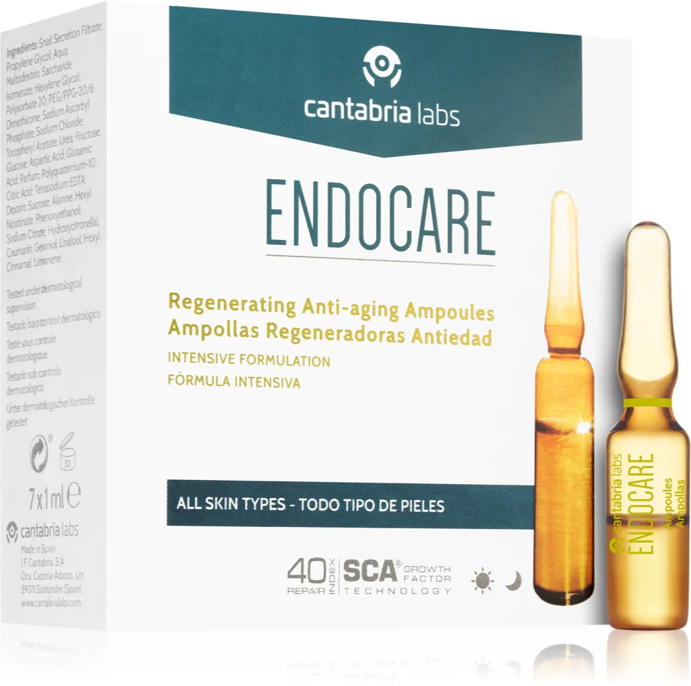 Endocare Tensage ampoule against skin aging