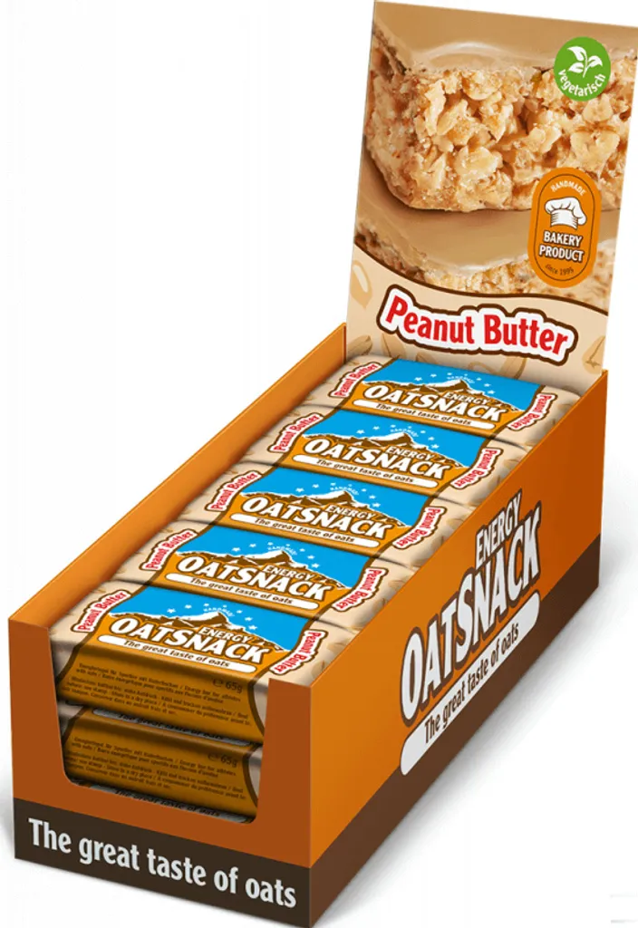 Energy OatSnack Energy OatSnack Bar (15x65g) Peanut Butter - Riegel - Energie-Riegel