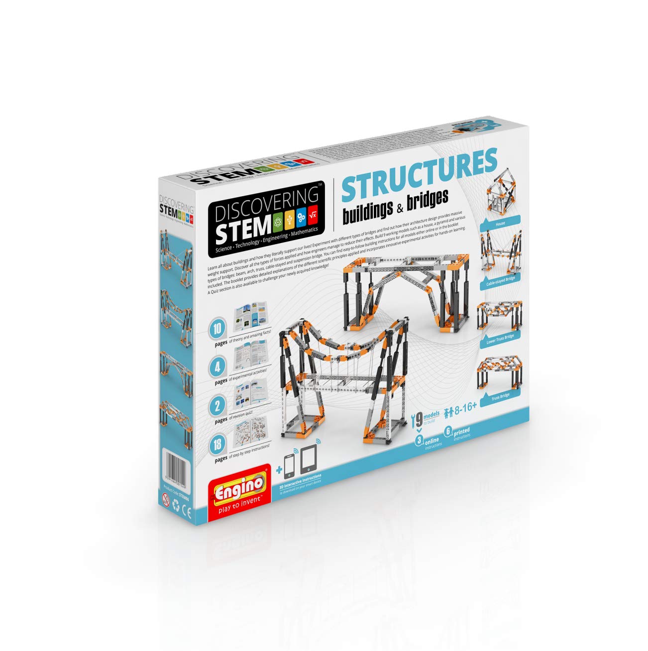 Engino Stem06.2 Construction Kit, Multi-Colour