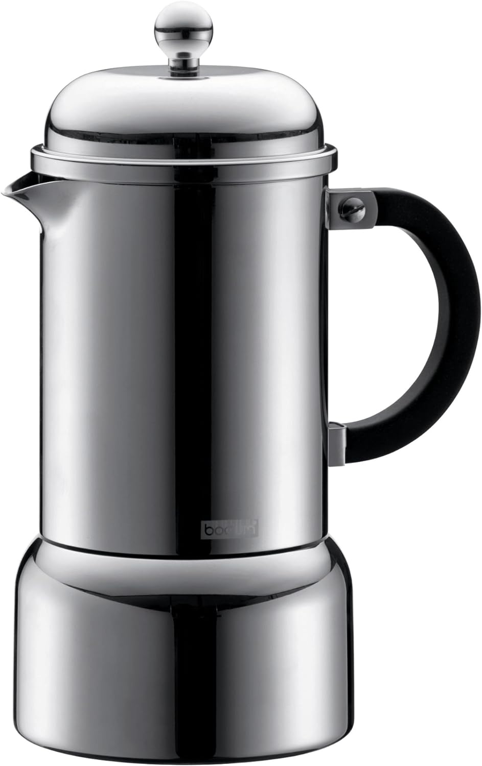 Bodum Chambord Espresso Maker, Stove Top, 6 Cup, 0.36 L, 12 OZ, Stainless Steel
