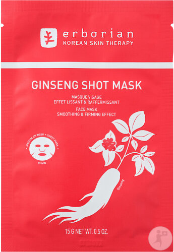 Erborian Ginseng Shot Mask sheet mask face 15g
