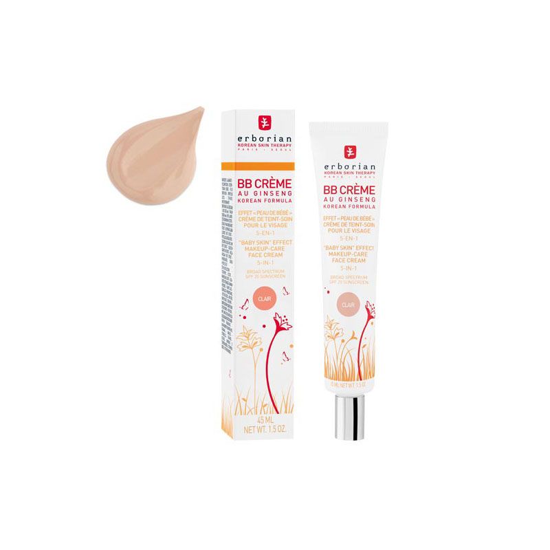 Erborian Korean Skin Therapy Paris Seoul BB Creme au Ginseng Clair SPF 20