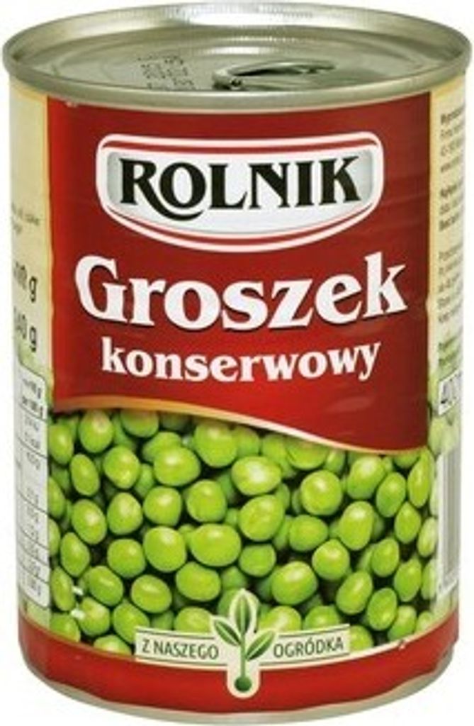 Canned peas 400 g farmer