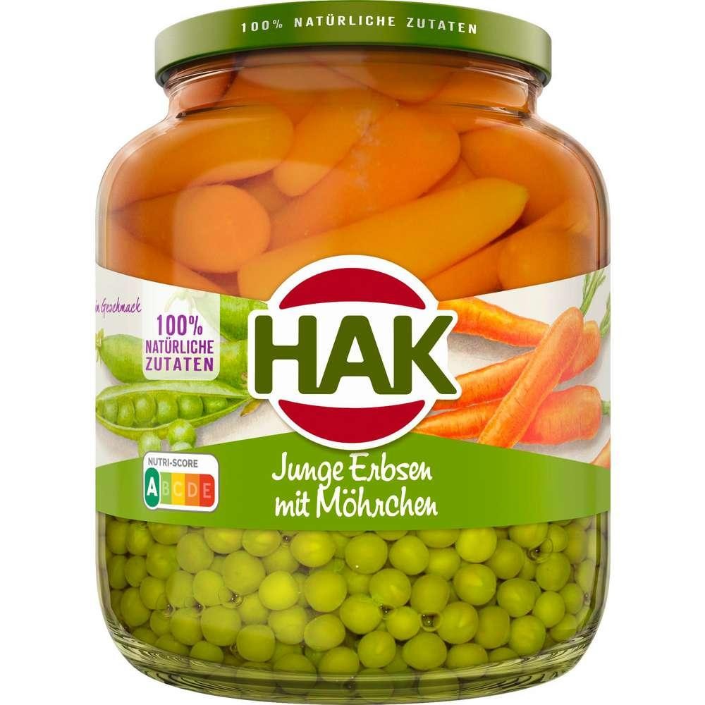 Peas, very fine with young carrots