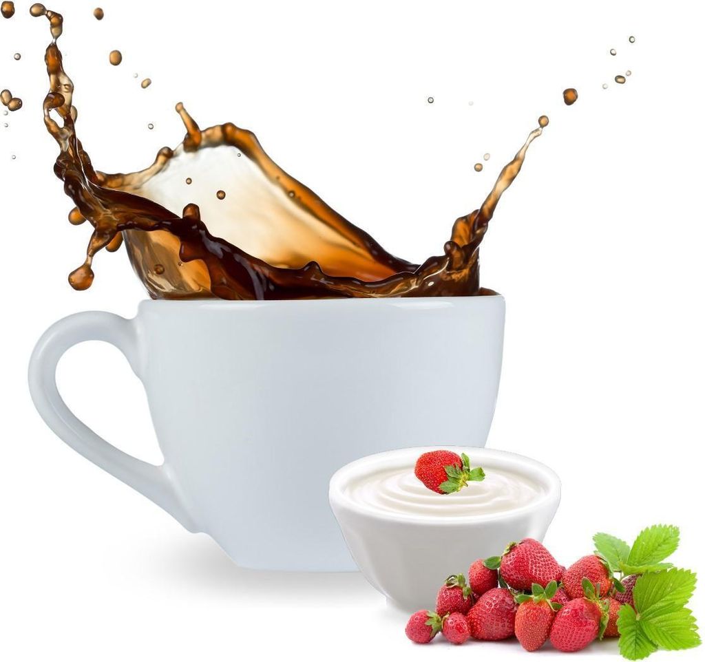 Erdbeer Joghurt Kaffee gemahlen Kaffeepulver 200 g