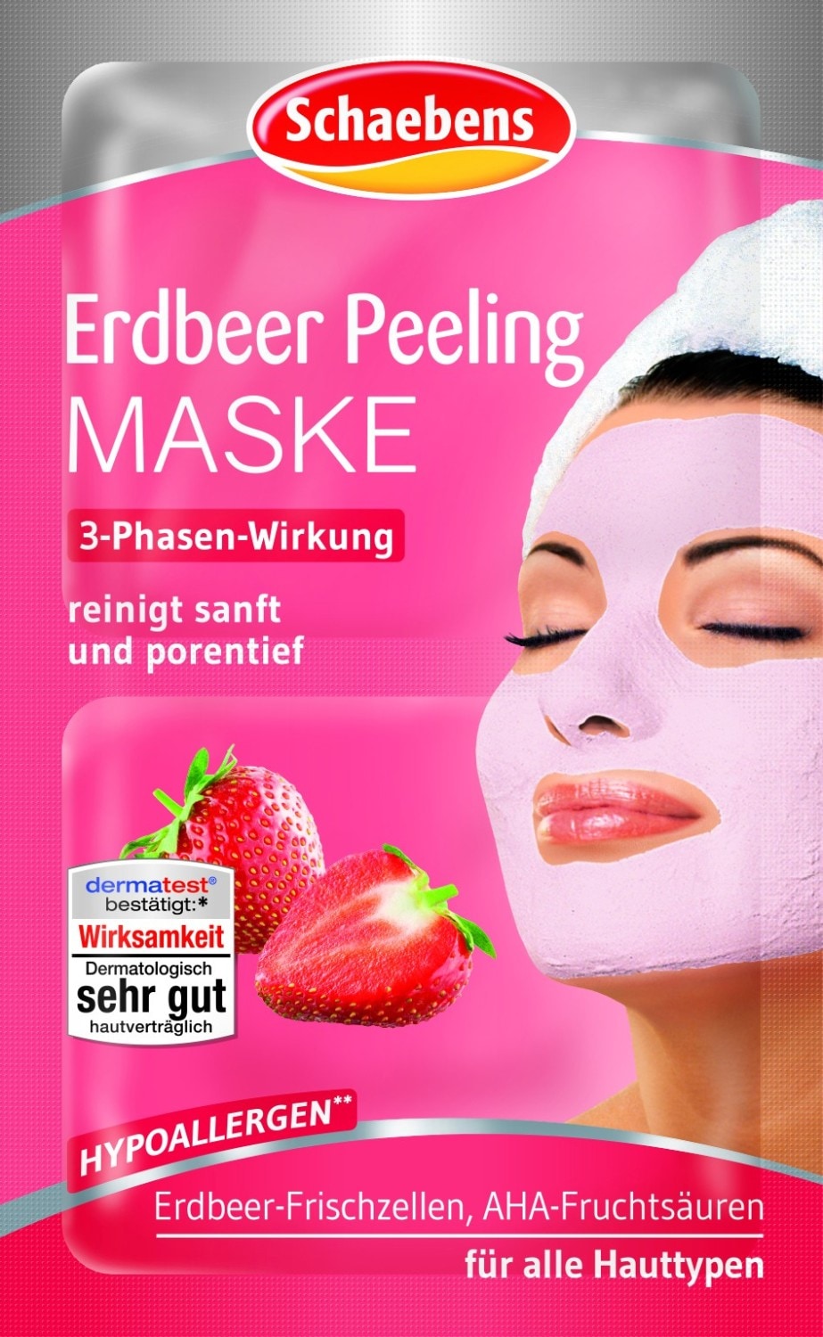 Schaebens Strawberry Mask bag of 10