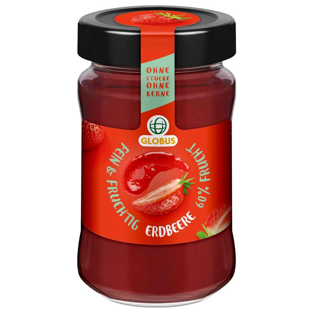 Strawberry jam, strained