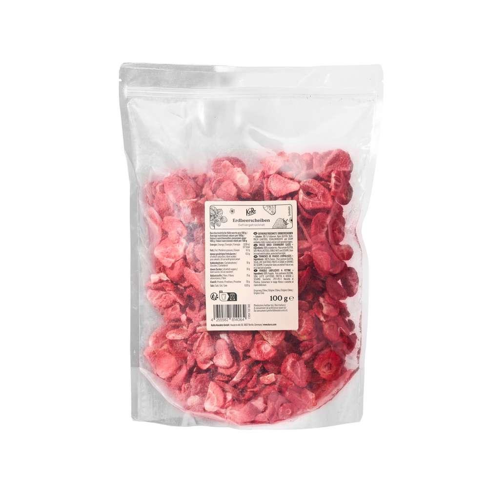 Strawberry slices, freeze-dried