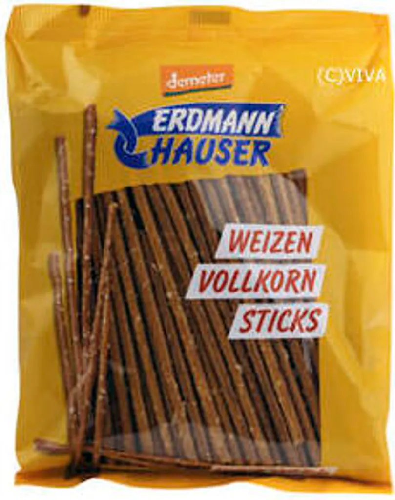 Erdmannhauser demeter wholegrain wheat sticks -- 100g