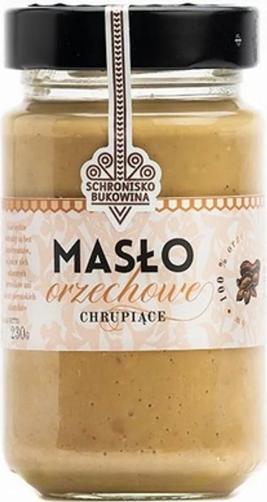 Erdnussbutter 100% Crunchy 230g - Schronisko Bukowina