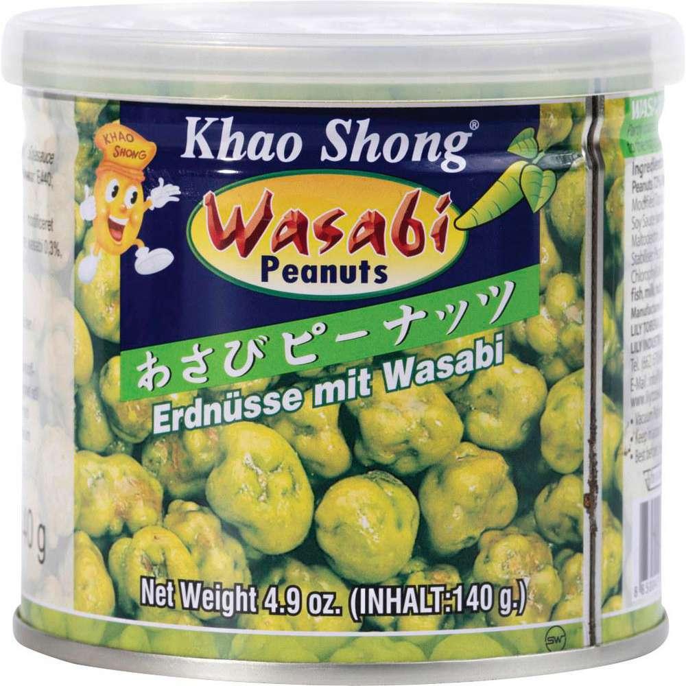 Peanuts, wasabi