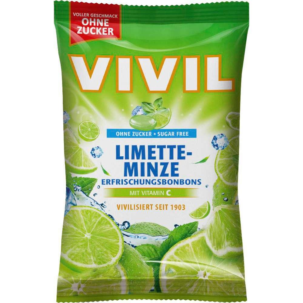 Refreshing candies, lime-mint, sugar-free